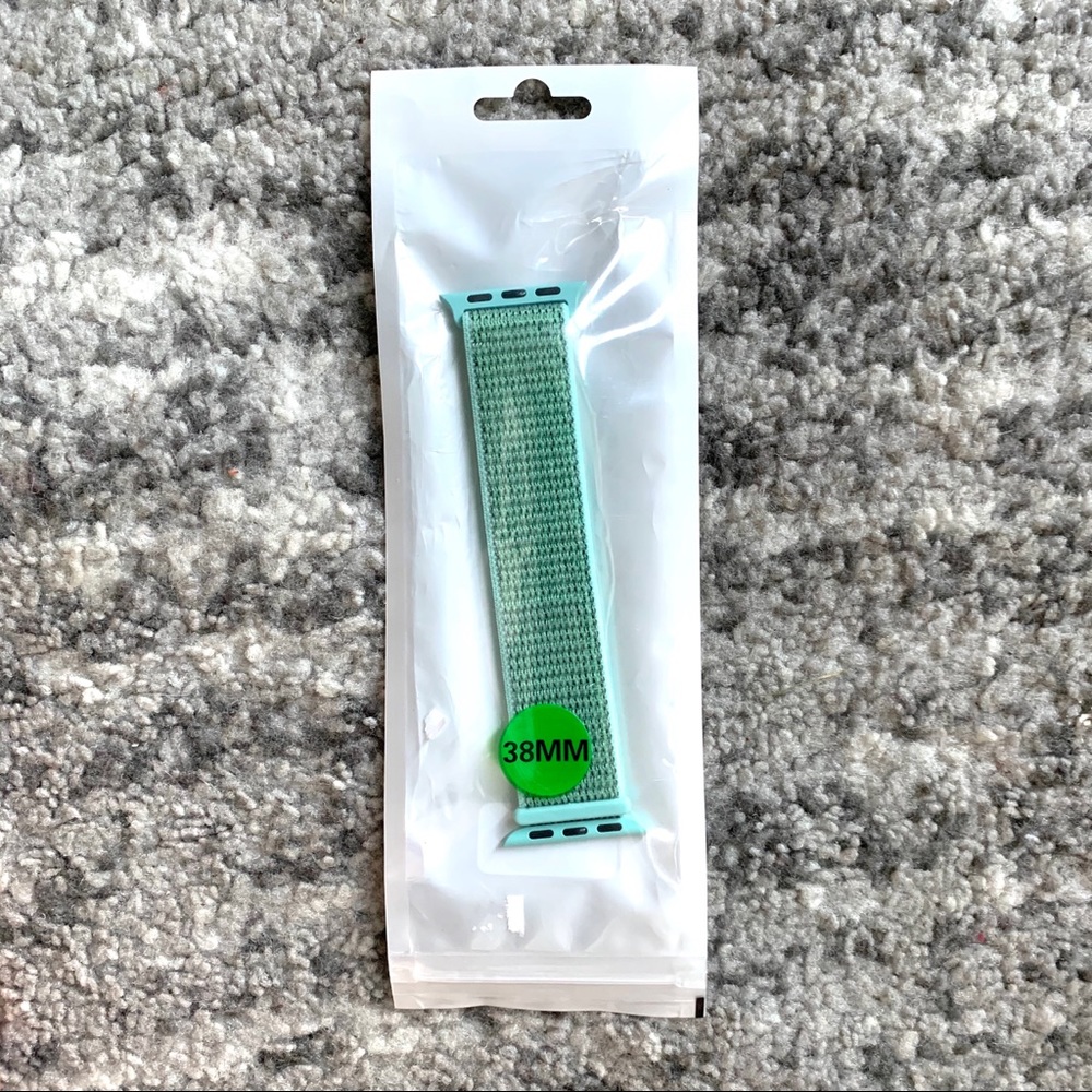 New Apple Watch Teal One Piece Band
